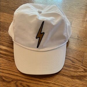 Aviator Nation White Lightning Bolt Cap